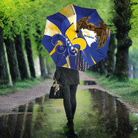 Bosnia and Herzegovina Independence Day Umbrella Zlatni Ljiljan Map With Eagle Proud