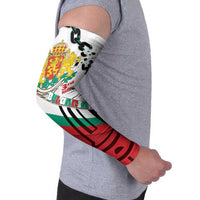 Personalized Bulgaria Liberation Day Arm Sleeves Happy 3rd March Shipka Monument Curve Flag