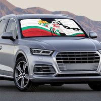 Bulgaria Liberation Day Auto Sun Shade Happy 3rd March Shipka Monument Curve Flag