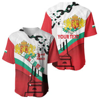 Personalized Bulgaria Liberation Day Baseball Jersey Happy 3rd March Shipka Monument Curve Flag