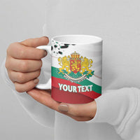 Personalized Bulgaria Liberation Day Ceramic Mug Happy 3rd March Shipka Monument Curve Flag