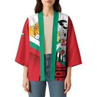 Personalized Bulgaria Liberation Day Kimono Happy 3rd March Shipka Monument Curve Flag