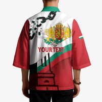 Personalized Bulgaria Liberation Day Kimono Happy 3rd March Shipka Monument Curve Flag