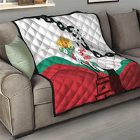 Bulgaria Liberation Day Quilt Happy 3rd March Shipka Monument Curve Flag