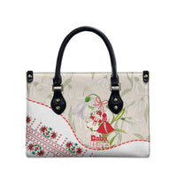 Baba Marta Bulgaria Leather Bag Martenitsa Snowdrop Shevitsa Folk Pattern
