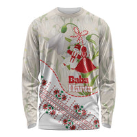 Baba Marta Bulgaria Long Sleeve Shirt Martenitsa Snowdrop Shevitsa Folk Pattern