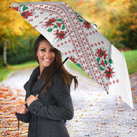 Baba Marta Bulgaria Umbrella Martenitsa Snowdrop Shevitsa Folk Pattern