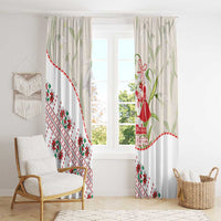 Baba Marta Bulgaria Window Curtain Martenitsa Snowdrop Shevitsa Folk Pattern