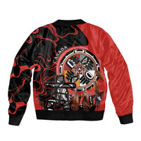 Canada National Aboriginal Day Bomber Jacket Indigenous Peoples Inuksuit With Dreamcatcher - Wonder Print Shop