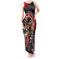 Canada National Aboriginal Day Tank Maxi Dress Indigenous Peoples Inuksuit With Dreamcatcher - Wonder Print Shop