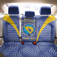 Custom Bosnia and Herzegovina Football Back Car Seat Cover Come On Zmajevi