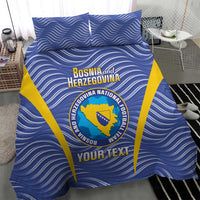 Custom Bosnia and Herzegovina Football Bedding Set Come On Zmajevi