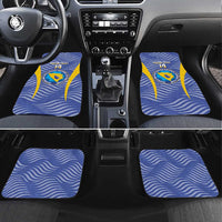 Custom Bosnia and Herzegovina Football Car Mats Come On Zmajevi