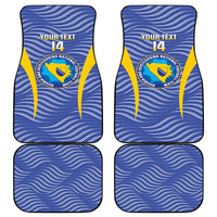 Custom Bosnia and Herzegovina Football Car Mats Come On Zmajevi