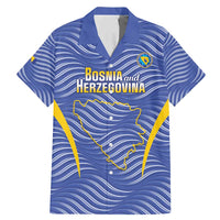 Custom Bosnia and Herzegovina Football Family Matching Mermaid Dress and Hawaiian Shirt Come On Zmajevi