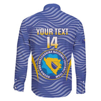 Custom Bosnia and Herzegovina Football Family Matching Mermaid Dress and Hawaiian Shirt Come On Zmajevi