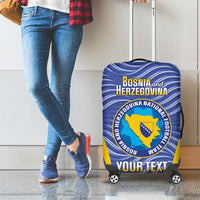 Custom Bosnia and Herzegovina Football Luggage Cover Come On Zmajevi