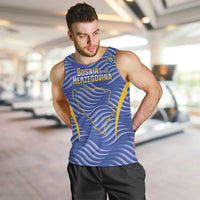 Custom Bosnia and Herzegovina Football Men Tank Top Come On Zmajevi