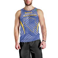 Custom Bosnia and Herzegovina Football Men Tank Top Come On Zmajevi