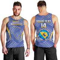 Custom Bosnia and Herzegovina Football Men Tank Top Come On Zmajevi