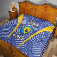 Custom Bosnia and Herzegovina Football Quilt Come On Zmajevi