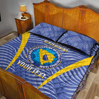 Custom Bosnia and Herzegovina Football Quilt Bed Set Come On Zmajevi