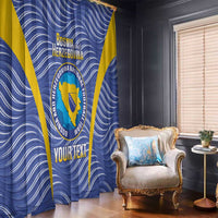 Custom Bosnia and Herzegovina Football Window Curtain Come On Zmajevi