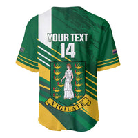 Custom British Virgin Islands Football Baseball Jersey Come On Nature Boys