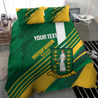 Custom British Virgin Islands Football Bedding Set Come On Nature Boys