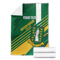 Custom British Virgin Islands Football Blanket Come On Nature Boys