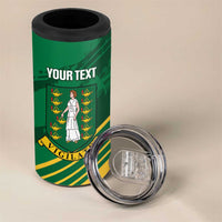 Custom British Virgin Islands Football 4 in 1 Can Cooler Tumbler Come On Nature Boys