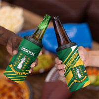 Custom British Virgin Islands Football 4 in 1 Can Cooler Tumbler Come On Nature Boys