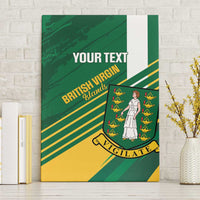 Custom British Virgin Islands Football Canvas Wall Art Come On Nature Boys