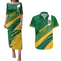 Custom British Virgin Islands Football Couples Matching Puletasi and Hawaiian Shirt Come On Nature Boys