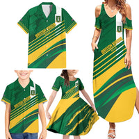 Custom British Virgin Islands Football Family Matching Summer Maxi Dress and Hawaiian Shirt Come On Nature Boys