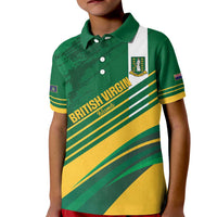 Custom British Virgin Islands Football Kid Polo Shirt Come On Nature Boys