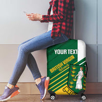 Custom British Virgin Islands Football Luggage Cover Come On Nature Boys