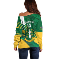 Custom British Virgin Islands Football Off Shoulder Sweater Come On Nature Boys