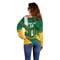 Custom British Virgin Islands Football Off Shoulder Sweater Come On Nature Boys