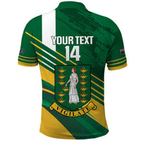 Custom British Virgin Islands Football Polo Shirt Come On Nature Boys