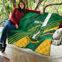 Custom British Virgin Islands Football Quilt Come On Nature Boys
