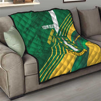 Custom British Virgin Islands Football Quilt Come On Nature Boys