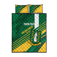 Custom British Virgin Islands Football Quilt Bed Set Come On Nature Boys