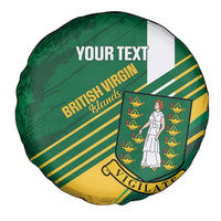 Custom British Virgin Islands Football Spare Tire Cover Come On Nature Boys
