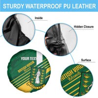 Custom British Virgin Islands Football Spare Tire Cover Come On Nature Boys