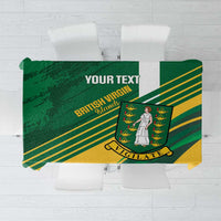 Custom British Virgin Islands Football Tablecloth Come On Nature Boys