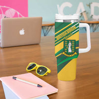 Custom British Virgin Islands Football Tumbler With Handle Come On Nature Boys