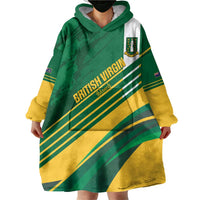 Custom British Virgin Islands Football Wearable Blanket Hoodie Come On Nature Boys