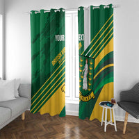 Custom British Virgin Islands Football Window Curtain Come On Nature Boys