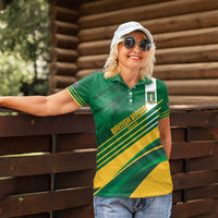 Custom British Virgin Islands Football Women Polo Shirt Come On Nature Boys